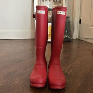 Hunter Originals tall rain boots